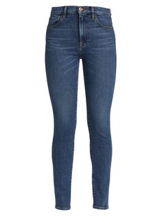 Аутентичные джинсы прямого кроя со средней посадкой 3x1, винтаж