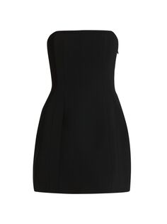 Мини-платье Elsie без бретелек A.L.C., черный