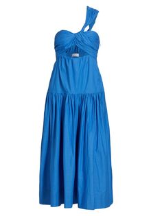 Платье-миди Aubrey A.L.C., синий