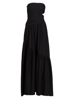 Платье макси с вырезом сбоку Lark A.L.C., черный