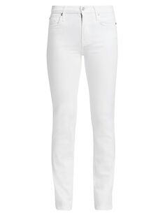 Прямые джинсы со средней посадкой Kimmie 7 For All Mankind, белый