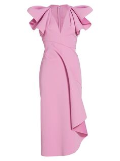 Платье-миди Redwood Acler, розовый