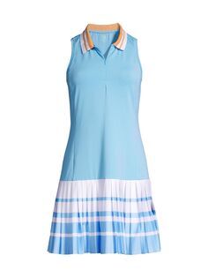 Плиссированное теннисное платье Augusta Addison Bay, разноцветный