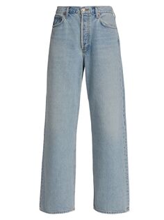 Мешковатые джинсы с заниженной талией AGOLDE, индиго