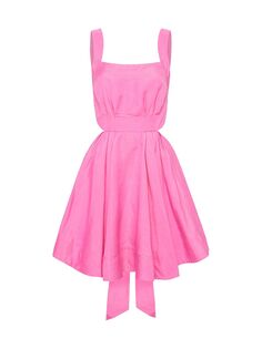 Мини-платье Clara с завязками на спине Aje, розовый