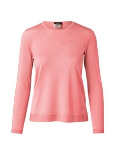 Кашемировый и шелковый свитер Akris, розовый