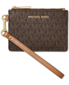 Кошелек Michael Michael Kors Small Logo Coin, коричневый