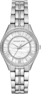 Часы наручные Michael Kors Mini Lauryn Pavé Silver-Tone, серебристый