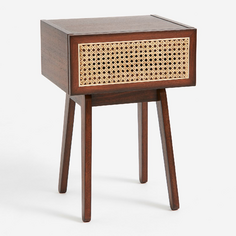 Прикроватный столик H&amp;M Home Rattan Drawer, коричневый