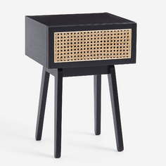 Прикроватный столик H&amp;M Home Rattan Drawer, черный