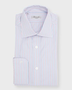 Мужская классическая рубашка из хлопка с несколькими полосками Charvet