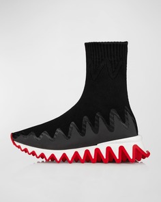 Детские кроссовки Sharky Pull-On Sock, для малышей/детей Christian Louboutin
