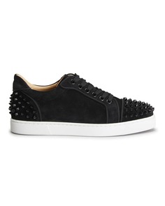 Замшевые низкие кеды Vieira Spike Christian Louboutin