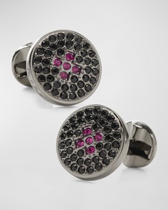 Мужские запонки с кристаллами и пуговицами Cufflinks Inc.