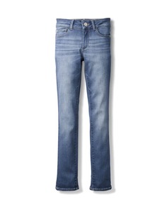 Выцветшие джинсы-скинни Chloe со средней посадкой для девочек, размер 7–16 DL1961 Premium Denim