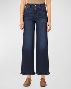 Широкие винтажные джинсы до щиколотки Hepburn DL1961 Premium Denim