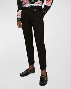 Мужские брюки чинос с фурнитурой DG Dolce&amp;Gabbana