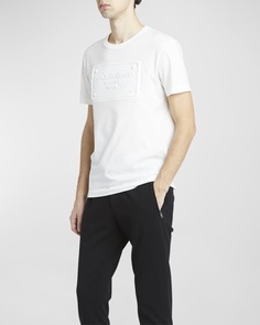 Мужская футболка с тисненым логотипом Dolce&amp;Gabbana