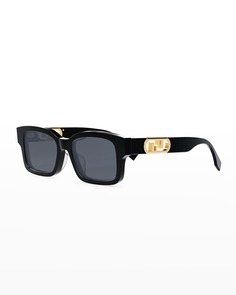 Квадратные солнцезащитные очки FF из ацетата Fendi