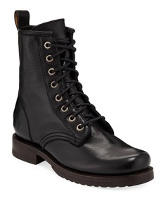 Кожаные армейские ботинки Veronica Frye
