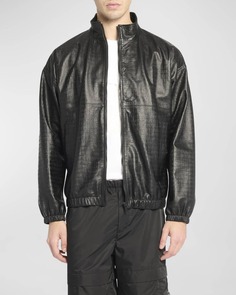 Мужская кожаная спортивная куртка 4G Givenchy