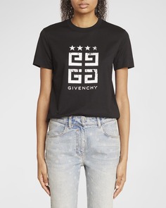 Тонкая футболка с логотипом 4G Givenchy