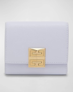 Маленький бумажник 4G Bifold из зерненой кожи Givenchy