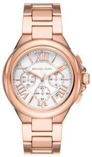 Часы наручные Michael Kors Oversized Camille Rose Gold-Tone, розовый