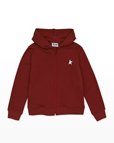 Толстовка Star Zip Up для мальчиков, размер 4–10 Golden Goose