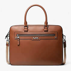Сумка-портфель Michael Kors Varick Large Leather, коричневый