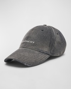 Бейсболка из выстиранного денима Givenchy