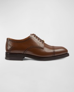 Мужские кожаные туфли дерби Rooster Brogue Gucci