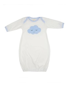 Хлопковое платье Sleepy Time Cloud для мальчиков, размер 0-3M Haute Baby