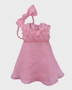Платье с 3D цветочным лифом и шифоновой юбкой для девочек, размер 6–24 м Helena