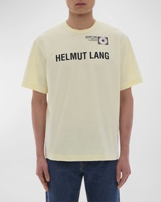 Мужская футболка с фотографическим логотипом Helmut Lang