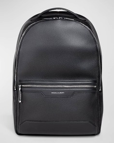 Мужской кожаный рюкзак с мягким отделением для ноутбука hook + Albert