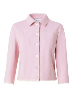 Джинсовая куртка с бахромой Akris punto, розовый
