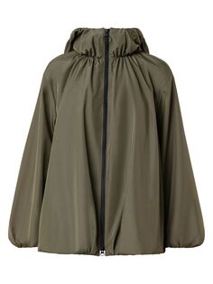 Куртка-бомбер Blouson с капюшоном Akris punto, оливковый