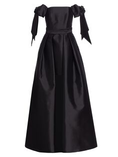 Шелково-шерстяное мини-платье Isabella с трансформируемой юбкой Alexia María, черный