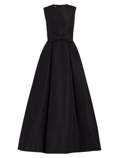 Бальное платье Grace из шелкового фая Alexia María, черный