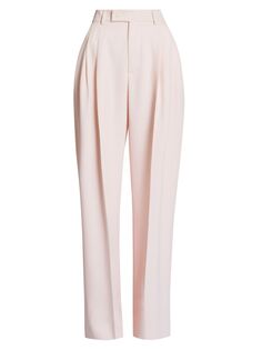 Плиссированные широкие брюки Amiri, розовый