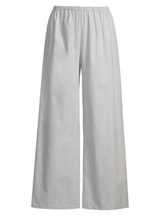 Широкие хлопковые брюки Cavani Andine, серый