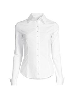 Рубашка Armantine из эластичного хлопка Anne Fontaine, белый