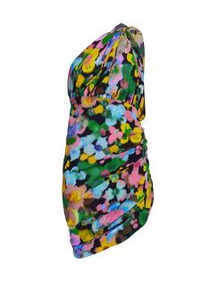 Мини-платье Lutz с цветочным принтом на одно плечо AZ Factory