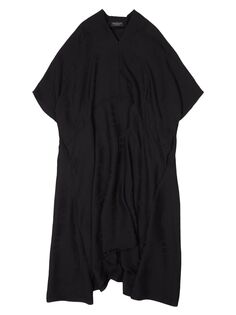 Платье оверсайз с логотипом All Over BB Balenciaga, черный