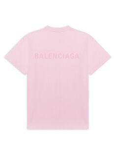 Футболка Balenciaga большого размера Balenciaga, розовый