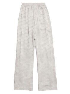 Пижамные штаны с монограммой BB Balenciaga, серый
