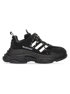 Кроссовки Adidas Triple S Balenciaga Balenciaga, черный