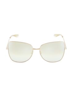 Солнцезащитные очки-бабочки Vilua 61MM Barton Perreira, золотой