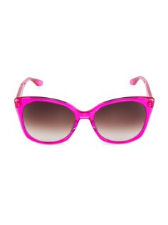 Солнцезащитные очки Barton Perreira x Kelley Baker Brow Babe 56MM кошачий глаз Barton Perreira, розовый